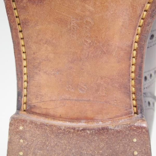 極上★チャーチ 85G/UK8.5【★旧チャーチ/73ラスト/CHETWYND/チェットウィンド】旧ロゴ/3都市ロゴ/カーフ/Church's★c538