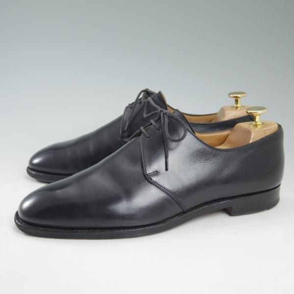 ★クロケット&ジョーンズ 7.5E【★ロイドフットウェア別注/Lloyd Footwear】プレーントゥ/Vフロント/Jシリーズ/Crockett&Jones★c539