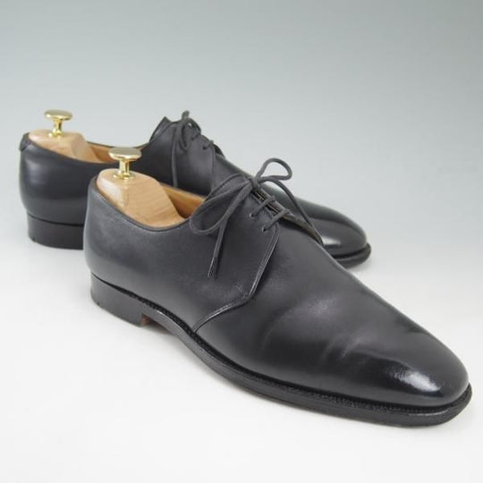 ★クロケット&ジョーンズ 7.5E【★ロイドフットウェア別注/Lloyd Footwear】プレーントゥ/Vフロント/Jシリーズ/Crockett&Jones★c539