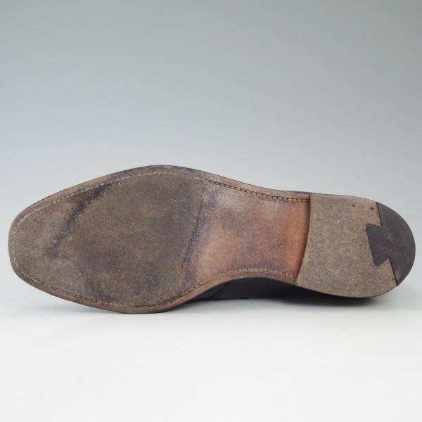 ★クロケット&ジョーンズ 7.5E【★ロイドフットウェア別注/Lloyd Footwear】プレーントゥ/Vフロント/Jシリーズ/Crockett&Jones★c539