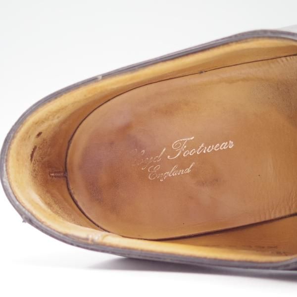 ★クロケット&ジョーンズ 7.5E【★ロイドフットウェア別注/Lloyd Footwear】プレーントゥ/Vフロント/Jシリーズ/Crockett&Jones★c539