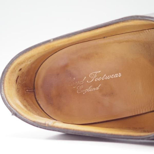★クロケット&ジョーンズ 7.5E【★ロイドフットウェア別注/Lloyd Footwear】プレーントゥ/Vフロント/Jシリーズ/Crockett&Jones★c539