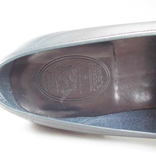 極美品★クロケット&ジョーンズ 8E【★ポールスミス コレクション別注/Paul Smith】ネイビー/コインローファー/Crockett＆Jones★c541