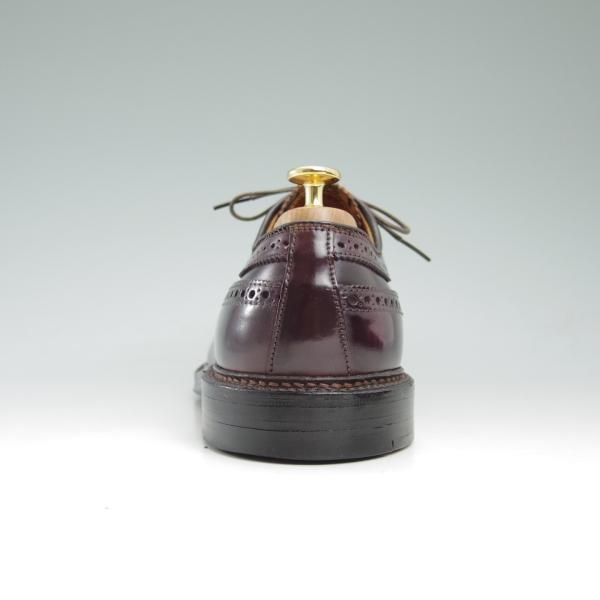 期間限定　美品　ALDEN　フルブローグ　ロングウイングチップ　バリーラスト　8 極美品☆オールデン 8.5D【☆コードバン仕様/ロングウイング/975