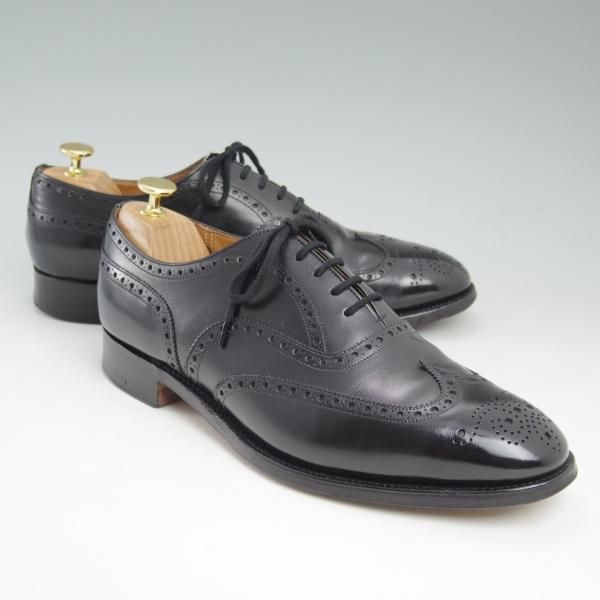 極上★チャーチ 85F/UK8.5【★旧チャーチ/73ラスト/CHETWYND/チェットウィンド】3都市ロゴ/カーフ/フルブローグ/Church's★c547