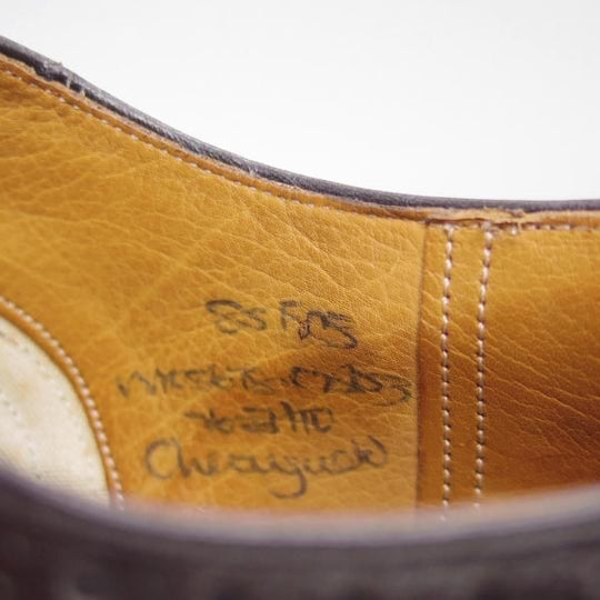 極上★チャーチ 85F/UK8.5【★旧チャーチ/73ラスト/CHETWYND/チェットウィンド】3都市ロゴ/カーフ/フルブローグ/Church's★c547