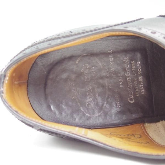 極上★チャーチ 85F/UK8.5【★旧チャーチ/73ラスト/CHETWYND/チェットウィンド】3都市ロゴ/カーフ/フルブローグ/Church's★c547