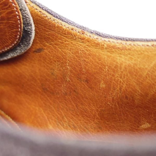 ★チャーチ 80E/UK8【極希少★象革/GENUINE ELEPHANT/2都市ロゴ】旧チャーチ/プレーントゥ/Vフロント/ゾウ革/Church's★c548