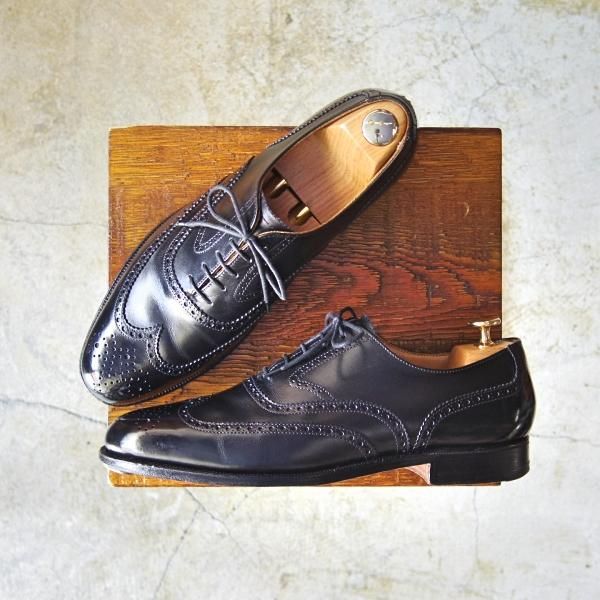 極上★クロケット&ジョーンズ UK6.5/US7D【★ブルックスブラザーズ別注/Peal&co】240ラスト/BROOKS BROTHERS/カーフ/Crockett&Jones★c550
