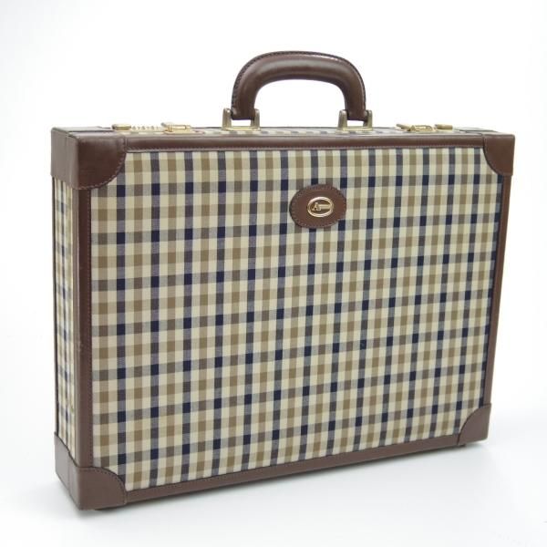 極上★(英)アクアスキュータム/Aquascutum【イタリア製★インポート/アタッシュケース】メンズ ビジネス バッグ★N5147