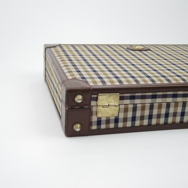 極上★(英)アクアスキュータム/Aquascutum【イタリア製★インポート/アタッシュケース】メンズ ビジネス バッグ★N5147