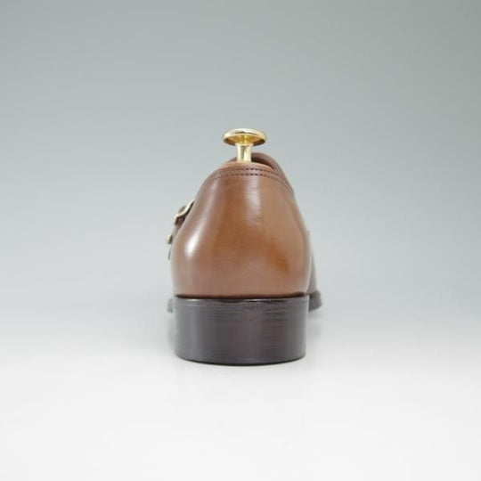 極美品★ジョンロブ 6.5EE【★プレステージライン/Jermyn3/ジャーミン】モンクストラップ/7000ラスト/茶/JOHN LOBB★c551