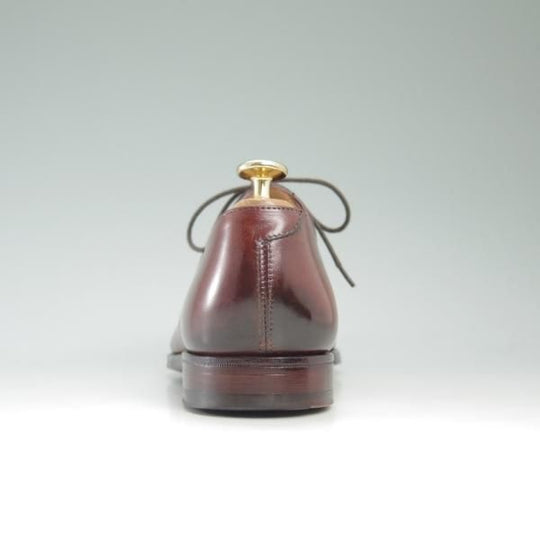 美品★クロケット&ジョーンズ 5.5E【★ハンドグレードライン/AINTREE 3】プレーントゥ/Vフロント/カーフ/Crockett&Jones★c553
