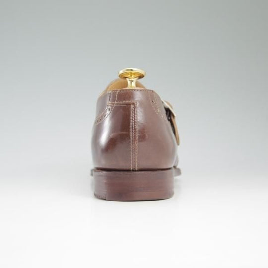 美品★クロケット&ジョーンズ 6.5D【★ハンドグレードライン】モンクストラップ/カーフ/Crockett&Jones★c554