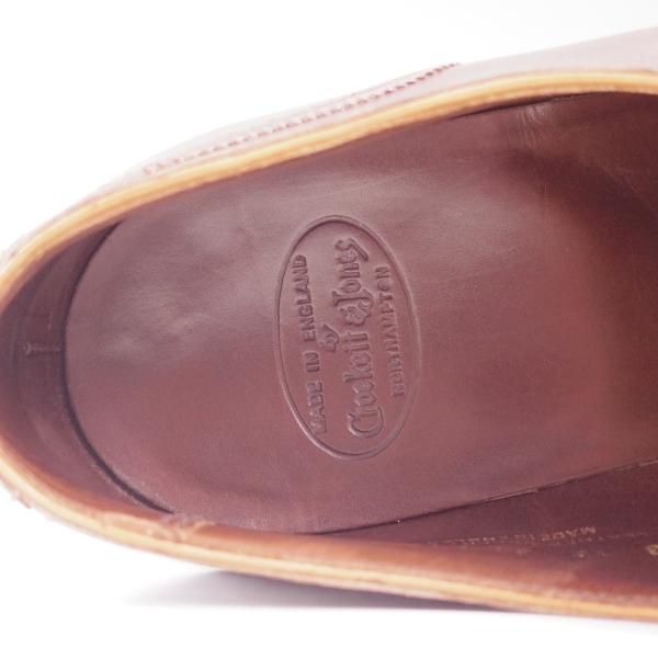 美品★クロケット&ジョーンズ 6.5D【★ハンドグレードライン】モンクストラップ/カーフ/Crockett&Jones★c554