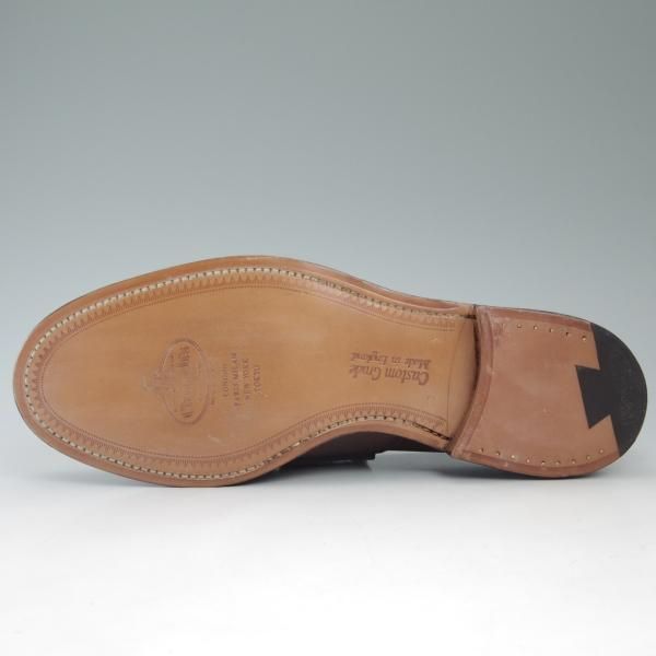 未使用★チャーチ 80F/UK8【キルトタッセル★オレハム/OREHAM】126ラスト/タッセルローファー/5都市ロゴ/Church's★c555