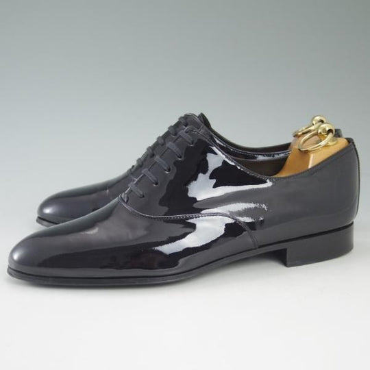 美品★ジョンロブ 7.5E【★カリスト/CALISTO/8695ラスト】プレーントゥ/パテントレザー/JOHN LOBB★c558
