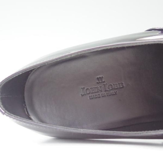 美品★ジョンロブ 7.5E【★カリスト/CALISTO/8695ラスト】プレーントゥ/パテントレザー/JOHN LOBB★c558