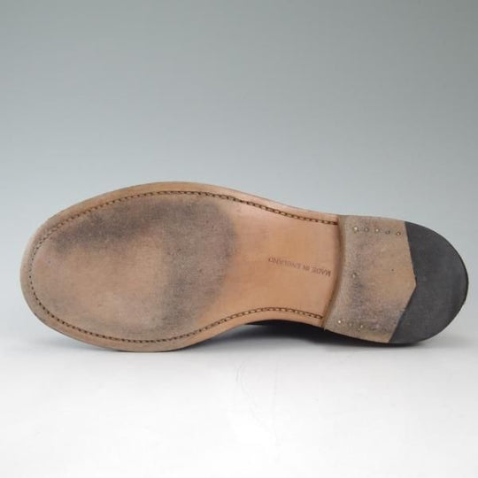 極美品★トリッカーズ(レディース) SIZE 4【★カントリーブーツ/L2508/ネイビー色】NAVY BLUE ANILINE CALF/カーフ/Tricker's★c562