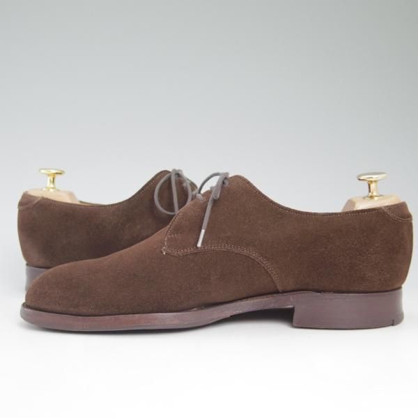 チーニー ロイドフットウェア別注 プレーントゥ UK6.5 茶 外羽根 スエード チーニー ロイドフットウェア別注 プレーントゥ UK6.5 茶 外羽根 スエード