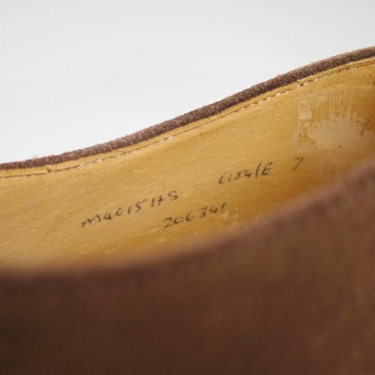 極上★(英)チーニー 7E【★ロイドフットウェア別注/LloydFootwear】6184ラスト/Vフロント/スエード/濃茶/CHEANEY★c564