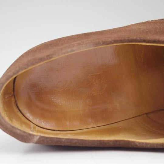 極上★(英)チーニー 7E【★ロイドフットウェア別注/LloydFootwear】6184ラスト/Vフロント/スエード/濃茶/CHEANEY★c564