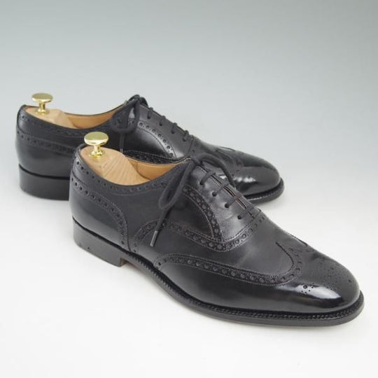 極上★チャーチ 75G/UK7.5【★73ラスト/3都市〜4都市ロゴ過渡期/旧チャーチ】チェットウィンド/CHETWYND/黒/フルブローグ/Church's★c567