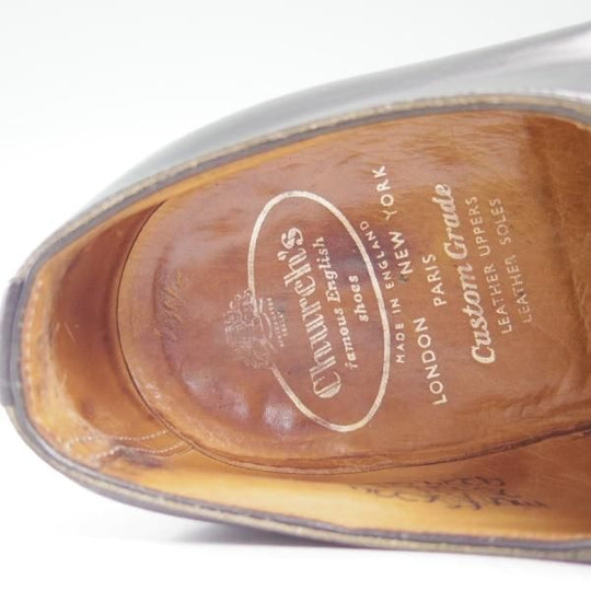 極上★チャーチ 65E/UK6.5【貴重★224ラスト/シャノン/ブックバインダーカーフ】3都市ロゴ/旧チャーチ/224ラスト/SHANNON/Church's★c568