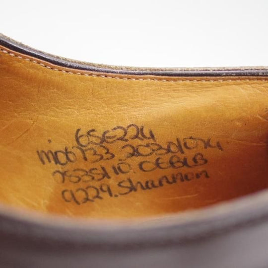 極上★チャーチ 65E/UK6.5【貴重★224ラスト/シャノン/ブックバインダーカーフ】3都市ロゴ/旧チャーチ/224ラスト/SHANNON/Church's★c568