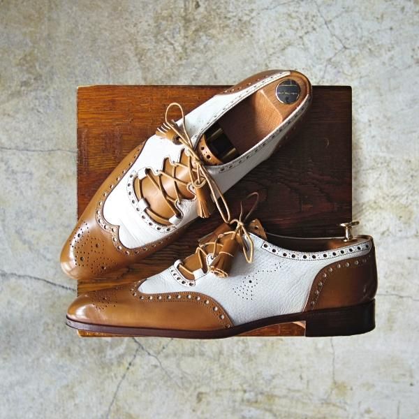 極美品★(伊)デュカル SIZE 40.5【定価8万円程度★ワールドフットウェアギャラリー】ギリー/World Footwear Gallery/Ducal★c575