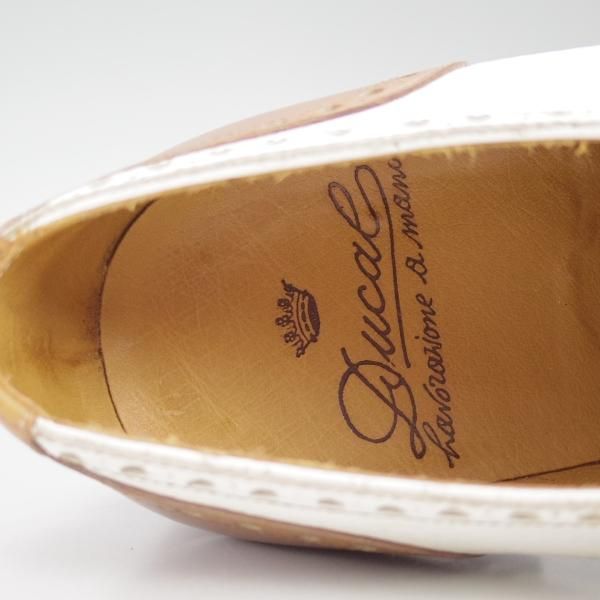 極美品★(伊)デュカル SIZE 40.5【定価8万円程度★ワールドフットウェアギャラリー】ギリー/World Footwear Gallery/Ducal★c575