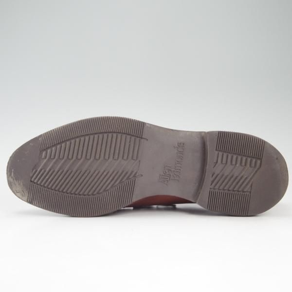 美品★(米)アレンエドモンズ 6.5D【★Uチップ/Stockbridge】カーフ/茶/メンズ/ALLEN EDMONDS★c576
