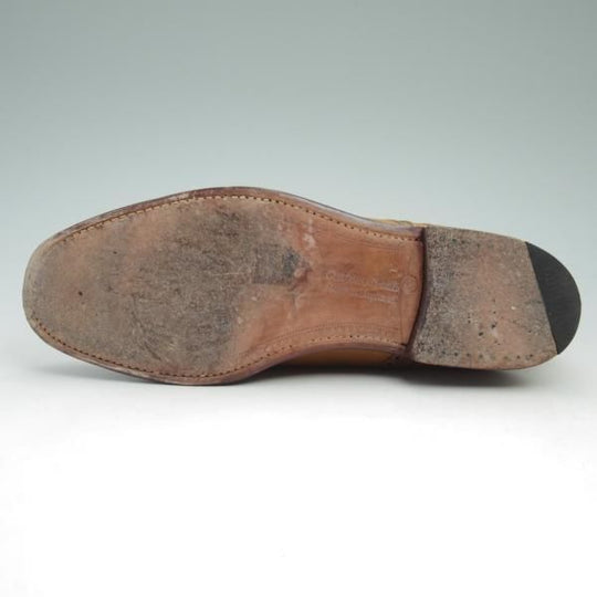 極上★チャーチ 65F/UK6.5【★旧チャーチ/3都市ロゴ/29ラスト/OUNDLE】オウンドル/オックスフォードシューズ/茶/カーフ/Church's★c585