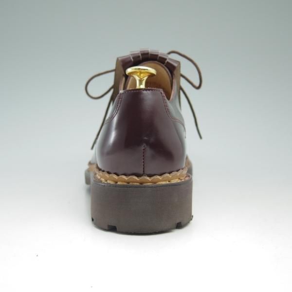 極美品★パラブーツ SIZE 5【希少★キルト付き/PERRIAND/ペリアン】プレーントゥ/ポリッシュレザー/TEXソール/Paraboot★c586