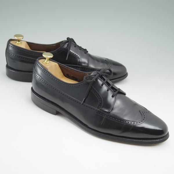 極上★(米)アレンエドモンズ 9.5D【★ロングウイング/Richmond】カーフ/黒/メンズ/ALLEN EDMONDS★c587
