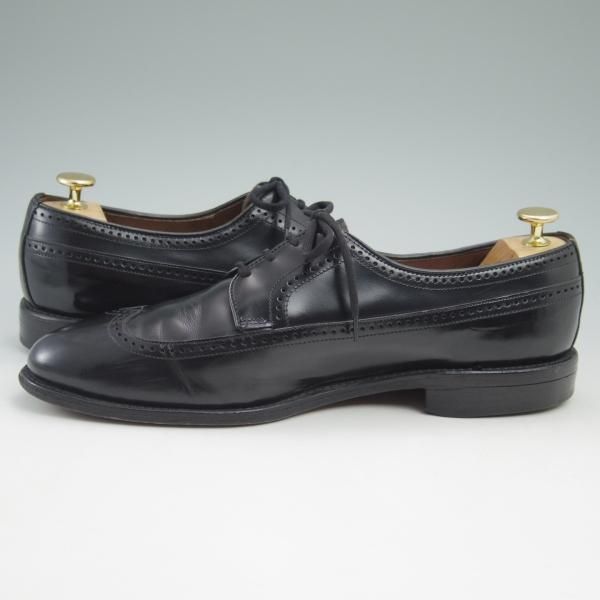 極上★(米)アレンエドモンズ 9.5D【★ロングウイング/Richmond】カーフ/黒/メンズ/ALLEN EDMONDS★c587