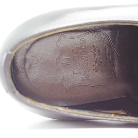 美品★(英)グレンソン 8.5E【定価10万円以上★マスターピース/New&Lingwood別注】ニュー&リングウッド/GRENSON★c588