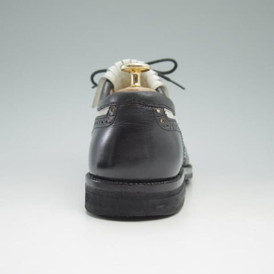 極上★(伊)タニノクリスチー SIZE 6.5【★定価15万円以上】フルブローグ/コンビ/カーフ/126884/TANINO CRISCI★c589