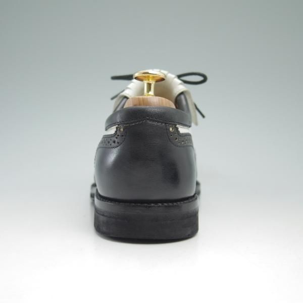 極上★(伊)タニノクリスチー SIZE 6.5【★定価15万円以上】フルブローグ/コンビ/カーフ/126884/TANINO CRISCI★c589