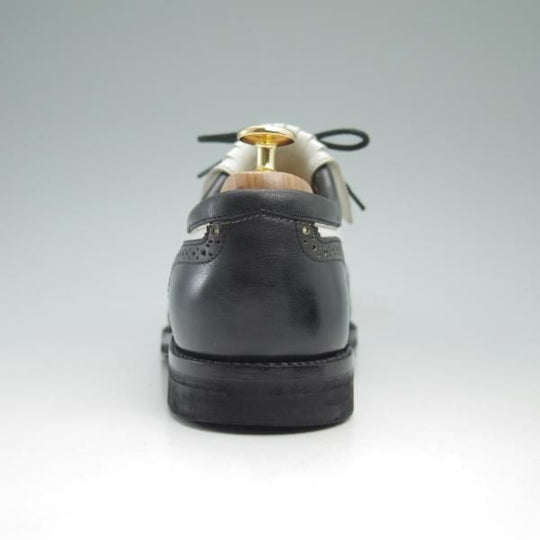極上★(伊)タニノクリスチー SIZE 6.5【★定価15万円以上】フルブローグ/コンビ/カーフ/126884/TANINO CRISCI★c589