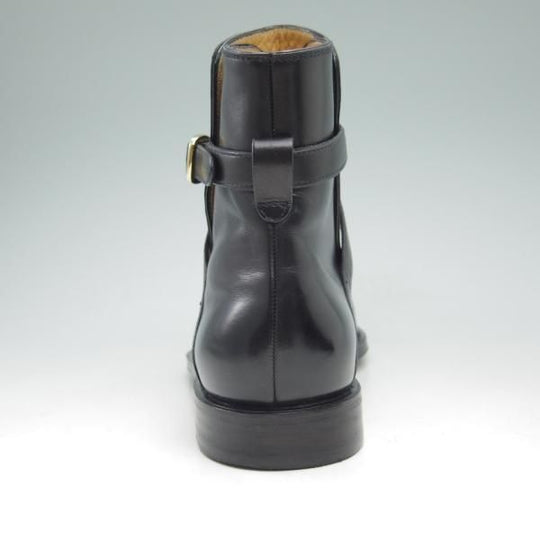 極美品★(伊)タニノクリスチー SIZE 6.5【定価20万円以上★ジョッパーブーツ】131544/黒/カーフ/TANINO CRISCI★c592