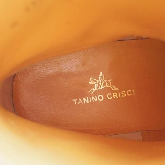 極美品★(伊)タニノクリスチー SIZE 6.5【定価20万円以上★ジョッパーブーツ】131544/黒/カーフ/TANINO CRISCI★c592