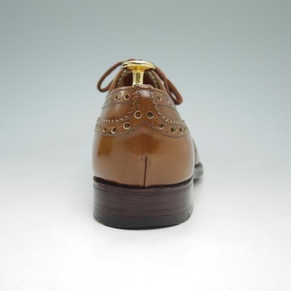 美品★チャーチ 60F/UK6【★ブックバインダーカーフ/73ラスト/旧チャーチ】wingate/フルブローグ/3都市ロゴ/サンダルウッド/Church's★c593