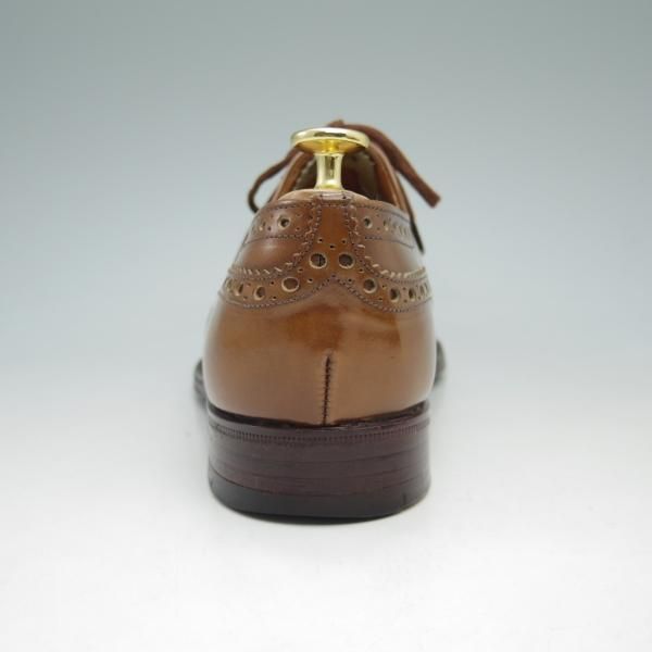 美品★チャーチ 60F/UK6【★ブックバインダーカーフ/73ラスト/旧チャーチ】wingate/フルブローグ/3都市ロゴ/サンダルウッド/Church's★c593