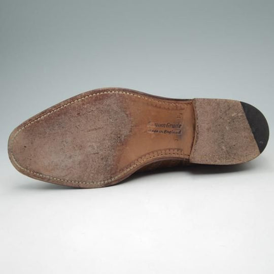 美品★チャーチ 60F/UK6【★ブックバインダーカーフ/73ラスト/旧チャーチ】wingate/フルブローグ/3都市ロゴ/サンダルウッド/Church's★c593