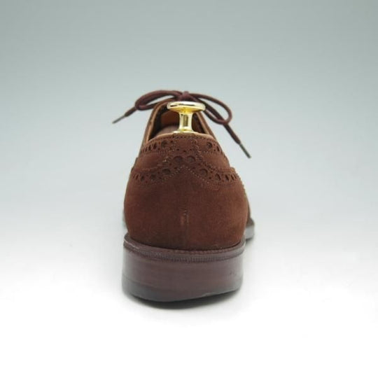 極上★チャーチ 85F/UK8.5【★アンテロープ革/REAL CAPE BUCK/旧チャーチ】73ラスト/3都市ロゴ/スエード/フルブローグ/Church's★c594