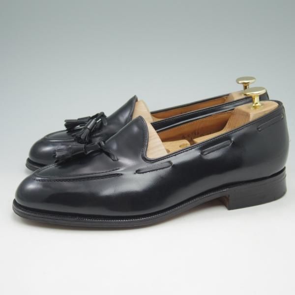 極美品★チャーチ 80F/UK8【★ブックバインダーカーフ/旧チャーチ】3都市ロゴ/KEATS/キーツ/93ラスト/タッセルローファー/Church's★c596