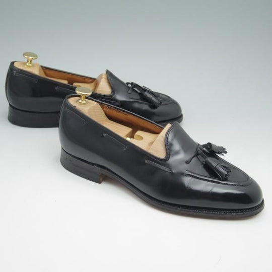 極美品★チャーチ 80F/UK8【★ブックバインダーカーフ/旧チャーチ】3都市ロゴ/KEATS/キーツ/93ラスト/タッセルローファー/Church's★c596