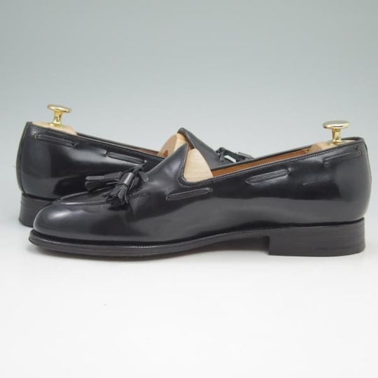 極美品★チャーチ 80F/UK8【★ブックバインダーカーフ/旧チャーチ】3都市ロゴ/KEATS/キーツ/93ラスト/タッセルローファー/Church's★c596