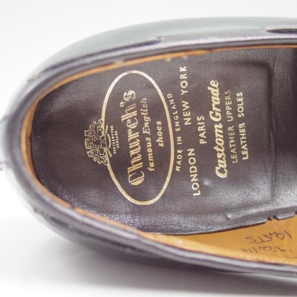 極美品☆チャーチ 80F/UK8【☆ブックバインダーカーフ/旧チャーチ】3